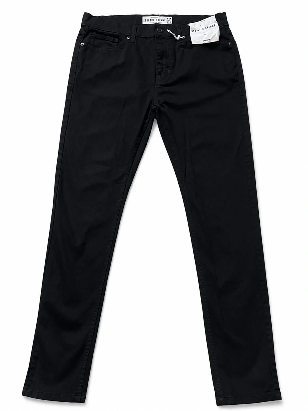 Topman Black Stretch Skinny Jeans W34 L34 New Without Tags